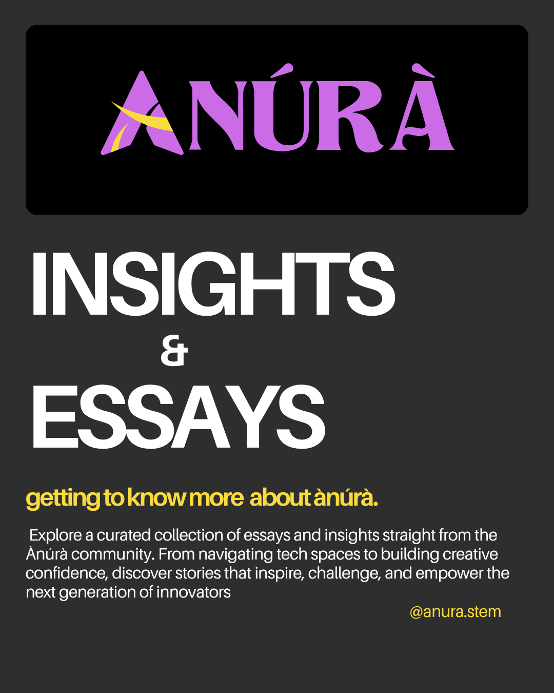 Insights and Essays